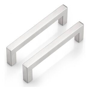 🆕 25 Pack 5 Inch Square Cabinet Handles, Nickel